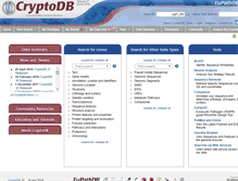 Tablet Screenshot of cryptodb.org